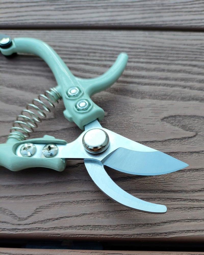 Fondwell 6" Gardening Shears Hand Pruners: Lightweight Garden Trimmers with Bypass Blades - Reliable Bonsai Cutters for Small Plants - Image 3